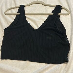 Aerie black tank top